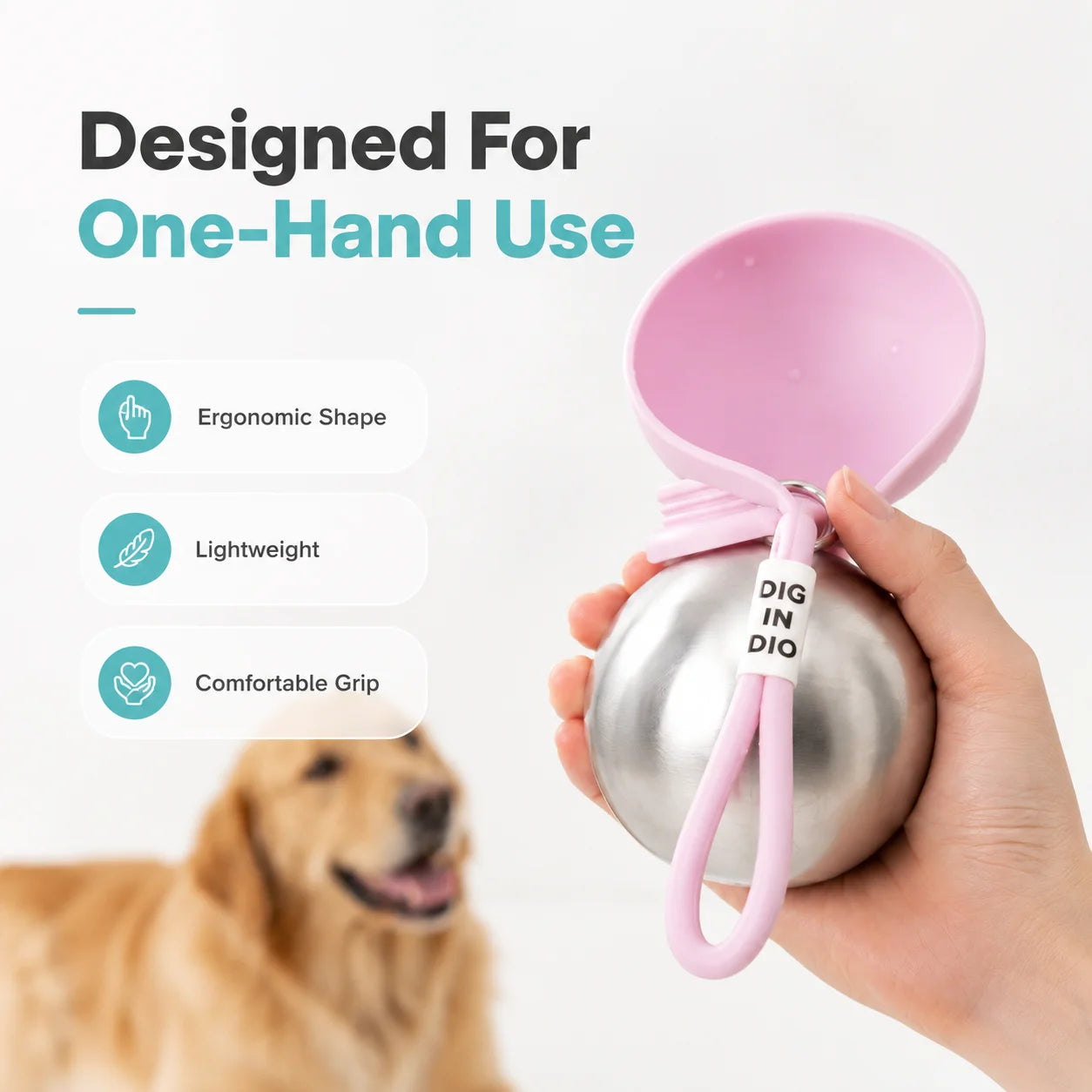 Barkbly™ Insulated Dog Water Bottle with Collapsible Silicone Bowl
