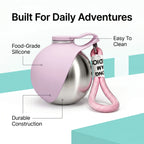 Barkbly™ Insulated Dog Water Bottle with Collapsible Silicone Bowl